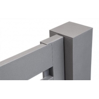 mit Fussplatte           P 80 x 80