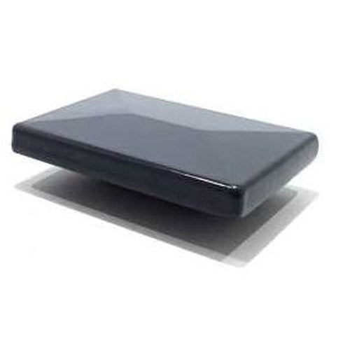 Abdeckkappe- Aluminium ohne Überstand RAL 7016 anthrazitgrau