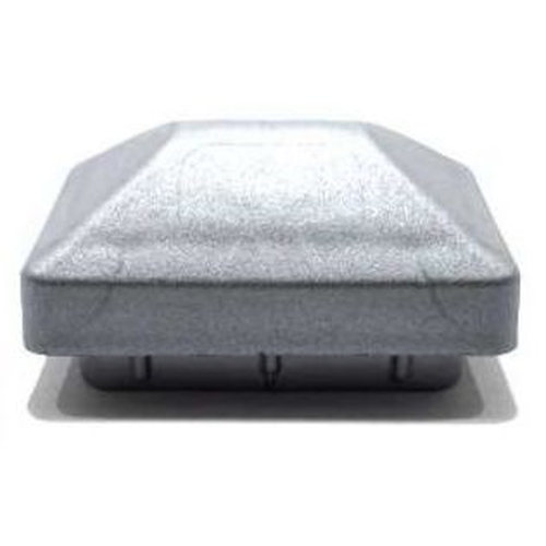 Kappe- KST   60 x   40 ohne �berstand RAL 9006 wei�aluminium