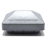 Kappe- KST   60 x   40 ohne �berstand RAL 9006 wei�aluminium