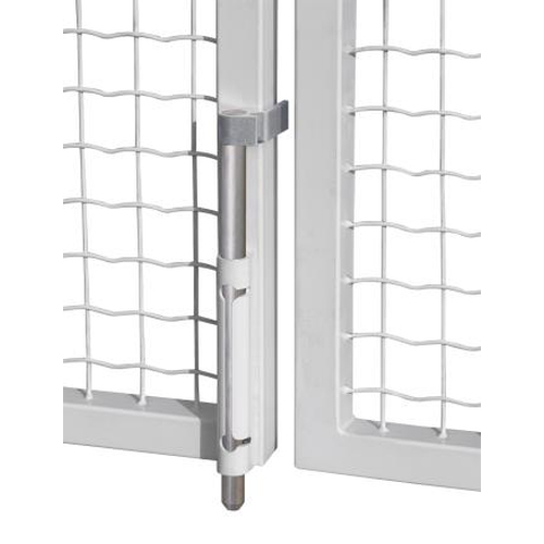 VSA-K-ALUMQF1BL | Externer Bolzen-Stangenriegel mit Achse aus Aluminium