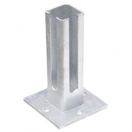 Fussplatte f�r Eck- Pfosten Typ Q 60 x 60 mm