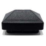 Kappe- KST   60 x   40 ohne �berstand RAL 9005 tiefschwarz