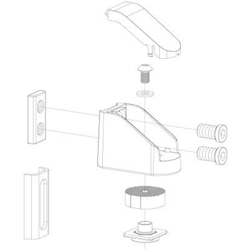 BEARING HINGE | Verstellbares 90 Torband mit Lager (2 Stck)