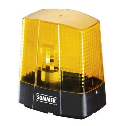 Warnlicht gelb IP44 | SOMMER-Ausf. 25 W/E14 | DC 24 V | nicht selbstblinkend mit Leuchtmittel