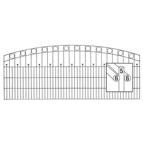 Schmuckmatte Wien zink ZH 1030 mm