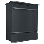 Zaun-Briefkasten Likno 8002 ZF, Entnahme hinten, Dach...