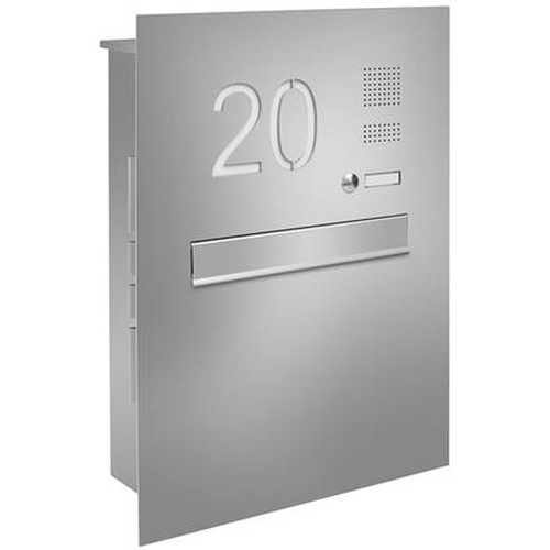 Zaun- Briefkasten Frisco ZB1000-03 Edelstahl