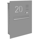 Zaun- Briefkasten Frisco ZB1000-03 RAL 7016 anthrazitgrau