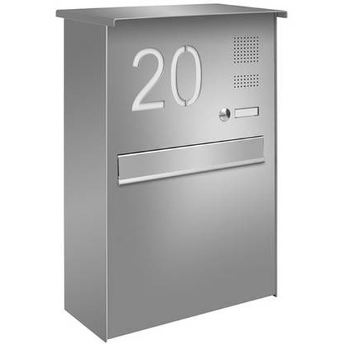 Zaun- Briefkasten Frisco ZB2000-03 Edelstahl