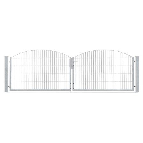 2 flg. Schmuckzauntor Typ Sydney/ Innsbruck zink ZH   830 mm