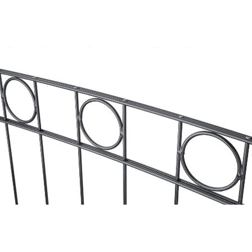 2 flg. Schmuckzauntor Typ Wien zink ZH 1630 mm