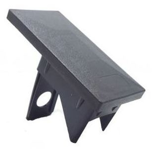 Kappe- KST   60 x   40 mit berstand RAL 9005 schwarz