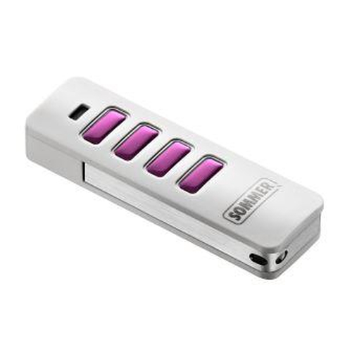 4-Befehl-Handsender Pearl Vibe wei-pink