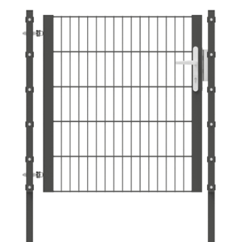 1 flg. Gartentr feuerverzinkt H 1200 mm