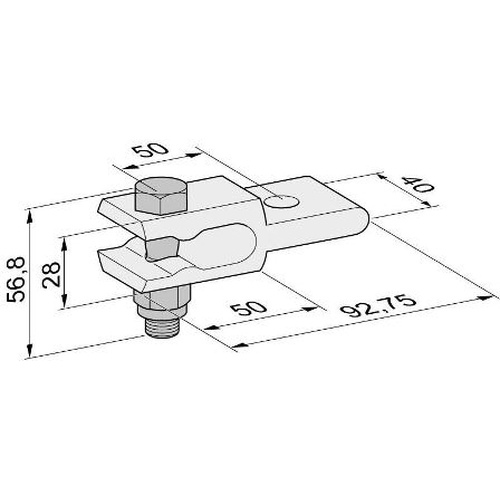 Torpfostenanbindung fr Steigung | twist XL