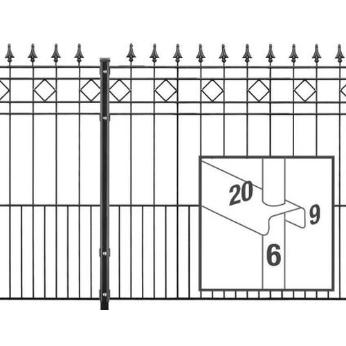 Schmuckmatte RIMINI RAL 7016 anthrazitgrau ZH   910 mm