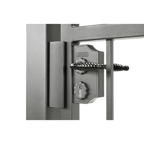1 flg. Metalltor V1 Zermatt DB 703 eisenglimmer LW 1080 H 1000 mm