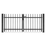 2 flg. Metalltor V1 Zrich DB 703 eisenglimmer