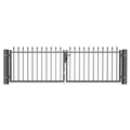 2 flg. Schmiedetor Berlin DB 703 eisenglimmer LW 4300