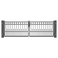 2 flg. Schmiedetor Dresden DB 703 eisenglimmer LW 4300