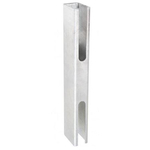 Adapterrohr zum Verlngern   | Pfosten 60 x 40 L 500