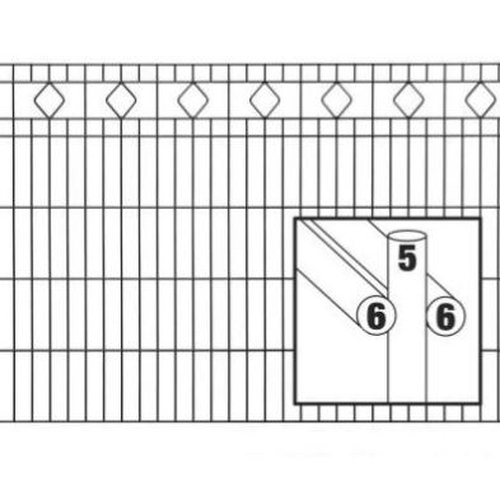 Schmuckmatte Girona RAL 7016 anthrazitgrau