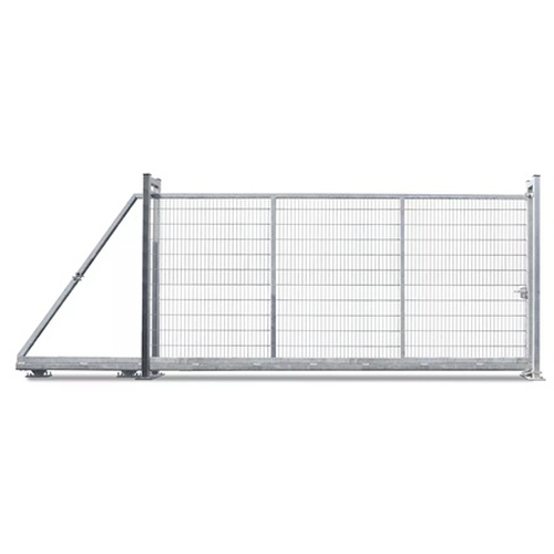 Schiebetor RAL 8011 braun LW 3300 mm H 1100 mm  FFNUNG LINKS