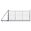 Schiebetor RAL 8011 braun LW 3300 mm H 1100 mm  ÖFFNUNG LINKS
