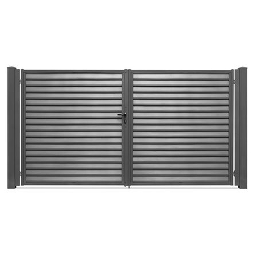 2 flg. Designtor Miami DB 703 eisenglimmer LW 3240 mm H 1000 mm