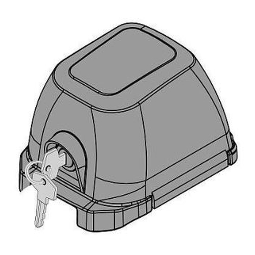 Geh�useoberteil | schwarz | inkl. Hebelschloss | twist M...