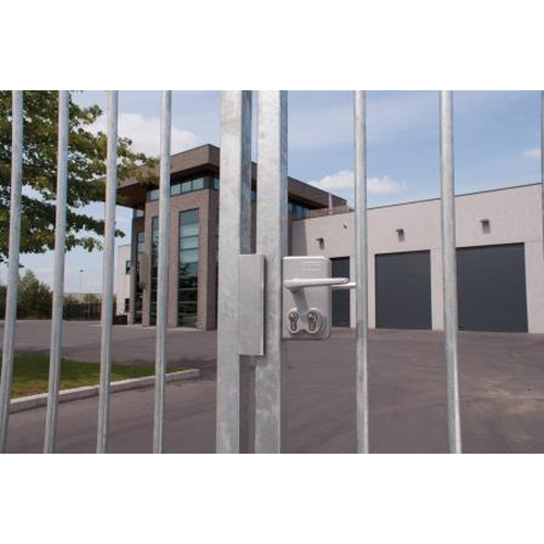 LDKZ60D1LGSZGSZD-7016 | Doppelzylinderschloss fr vierkantes 60 mm Profil mit 3006D - Aluminium-Drckerpaar & Zylinder 1: GSZ - Gleichschliessend Z & Zylinder 2: GSZ - Gleichschliessend Z RAL 7016 anthrazitgrau