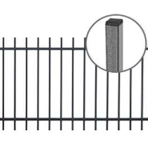 Metallzaun Brienz+ DB 703 eisenglimmer