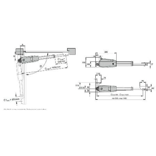 SOMMER Drehtorantrieb twist 350  SET 2 flg.  |  f�r bis 4 m Torfl�gelbreite