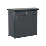 Aufputz-Briefkasten Likno 8003 Entnahme vorn, Dach rund...