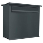 Zaun-Briefkasten Likno 8003 Entnahme hinten, Dach eckig...