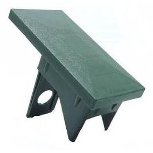 Kappe- KST   60 x   40 mit �berstand RAL 6005 moosgr�n